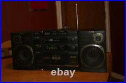 Sony Cfd-455 Stero Radio CD & Cassette Player Portable Boombox