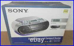 Sony Cfd-s01 New Sealed CD Player Am/fm Radio Cassette Player Portable Boombox