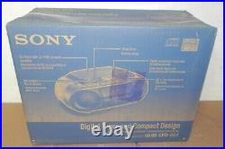 Sony Cfd-s01 New Sealed CD Player Am/fm Radio Cassette Player Portable Boombox