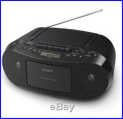 Sony Cfd-s50 Portable Cassette Radio Boombox CD Player Fm Am Tuner Mp3 Playback