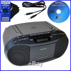 Sony Compact Portable Stereo Sound System Boombox With Mp3 Cd Player, Digital