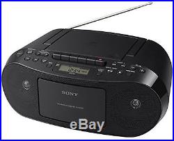 Sony Compact Portable Stereo Sound System Boombox with MP3 CD Player, Digital