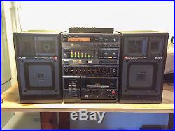 Sony FH-150R boombox 1986 working condition