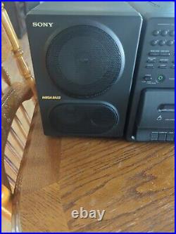 Sony Mega Bass CFD-470 Boom Box, Untested Cassette Player