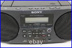 Sony Mega-bass Portable Stereo CD Player Boombox Am/fm Bluetooth Zsrs60bt A7