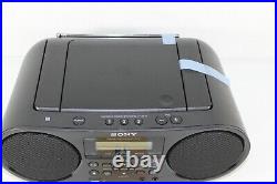 Sony Mega-bass Portable Stereo CD Player Boombox Am/fm Bluetooth Zsrs60bt A7