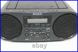 Sony Mega-bass Portable Stereo CD Player Boombox Am/fm Bluetooth Zsrs60bt C6