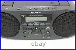Sony Mega-bass Portable Stereo CD Player Boombox Am/fm Bluetooth Zsrs60bt C9