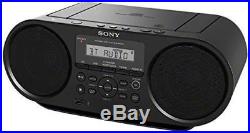 Sony Mega-bass Portable Stereo CD Player Boombox Am/fm Radio Bluetooth Zsrs60bt