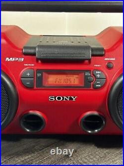 Sony Personal Audio System Stereo CD Radio Boombox Portable ZS-H10CP