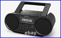 Sony Portable Boombox ZS-RS60BT Bluetooth CD-R/RW AM/FM USB 3.5mm MP3