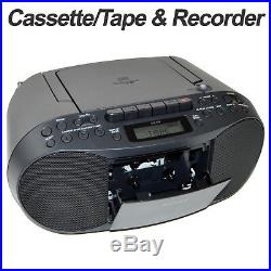 Sony Portable CD Radio Cassette Player Boombox + Wireless Bluetooth Receiver