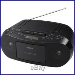 Sony Portable Digital Tuner AM/FM Radio Tape Cassette Recorder & Cd Player Me