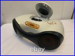 Sony Portable ZS-X1 CD Player great space age 80s design CDR / CDRW boombox