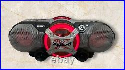 Sony Xplod CFD-G505 Mega Bass AM FM Radio CD Cassette Boom Box EUC