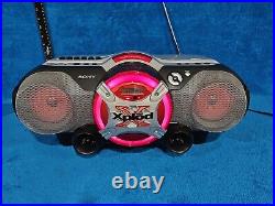 Sony Xplod CFD-G505 Mega Bass AM FM Radio CD Cassette Boom Box TESTED