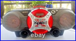 Sony Xplod CFD-G505 Mega Bass AM FM Radio CD Cassette Boom Box TESTED