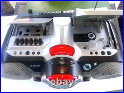 Sony Xplod CFD-G505 Mega Bass AM FM Radio CD Cassette Boom Box TESTED