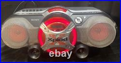 Sony Xplod CFD-G505 Mega Bass AM FM Radio CD Cassette Boom Box Works Great Sony Xplod CFD-G505 Mega Bass AM FM Radio CD Cassette Boom Box Works Great
