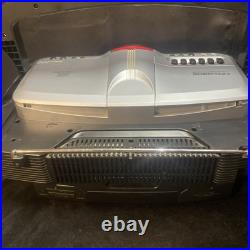 Sony Xplod CFD-G505 Mega Bass AM FM Radio CD Cassette Boom Box Works Great Sony Xplod CFD-G505 Mega Bass AM FM Radio CD Cassette Boom Box Works Great