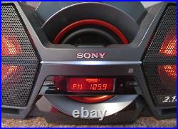 Sony ZS-BTG900 Bluetooth Wireless Boombox AM/FM Stereo CD Player
