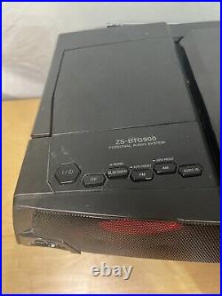 Sony ZS-BTG900 Portable CD NFC Bluetooth Wireless Boombox Speaker System VIDEO