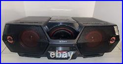 Sony ZS-BTG900 Portable CD NFC Bluetooth Wireless Boombox Speaker System wRemote