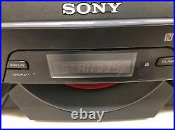 Sony ZS-BTG900 Portable CD Player Bluetooth Wireless Boombox Speaker Tested