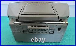 Sony ZS-D5 -Portable CD Radio Cassette Player Ghetto Blaster Boombox
