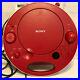 Sony-ZS-E5-Red-Portable-CD-Player-AM-FM-Radio-MP3-AUX-Stereo-Space-Age-Boombox-01-ju