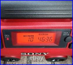 Sony ZS-H10CP Heavy Duty CD Radio Portable Boombox with Cord. Working
