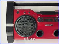 Sony ZS-H10CP Heavy Duty Water Dust Resistant Boombox Stereo CD Player