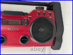 Sony ZS-H10CP Heavy Duty Water Dust Resistant Boombox Stereo CD Player