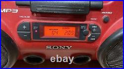 Sony ZS-H10CP Heavy Duty Water Resistant Portable Boombox Stereo CD Player