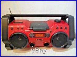 Sony ZS-H10CP Personal Audio System Boombox Work Radio MP3 CD Player Portable
