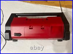 Sony ZS-H10CP Portable CD Player Radio Red Boombox AC Adapter Works like New