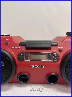 Sony ZS-H10CP Portable Heavy Duty Water Resistant CD Radio Boombox Parts Only