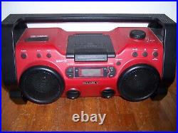 Sony ZS-H10CP Radio Boombox AM/FM/CD Portable, Heavy Duty, Water-Resistant MP3 Sony ZS-H10CP Radio Boombox AM/FM/CD Portable, Heavy Duty, Water-Resistant MP3