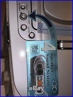 Sony ZS-M30 Portable CD & Mini Disc Player Radio Boombox BNIB