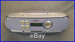 Sony ZS-M30 Portable CD & Mini Disc Player Radio Boombox Grade B