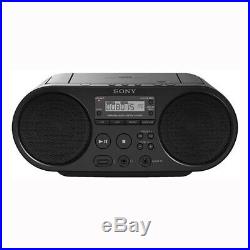 Sony ZS-PS50 CD Boombox with AM/FM Radio Tuner & USB Playback Black