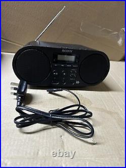 Sony ZS-PS55B Portable CD Player Boombox with DAB+ FM Radio and USB Black