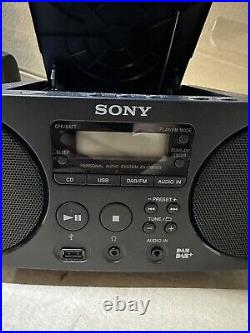 Sony ZS-PS55B Portable CD Player Boombox with DAB+ FM Radio and USB Black