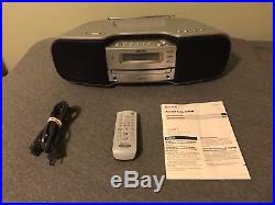 Sony ZS-S50CP Portable AM/FM Radio CD/MP3 Player Boombox Speakers Stereo System