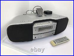 Sony ZS-SAT1 Portable CD Radio XM Radio with Remote & Antenna RARE