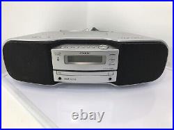 Sony ZS-SAT1 Portable CD Radio XM Radio with Remote & Antenna RARE