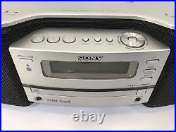 Sony ZS-SAT1 Portable CD Radio XM Radio with Remote & Antenna RARE