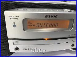 Sony ZS-SAT1 Portable CD Radio XM Radio with Remote & Antenna RARE