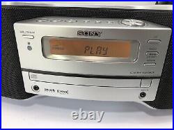 Sony ZS-SAT1 Portable CD Radio XM Radio with Remote & Antenna RARE