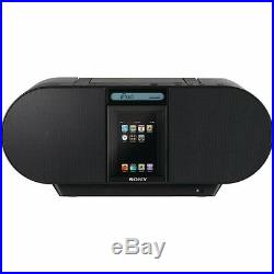 Sony ZSS4IP 30-Pin iPhone/iPod Portable CD Radio Boombox Speaker Dock (NEW)